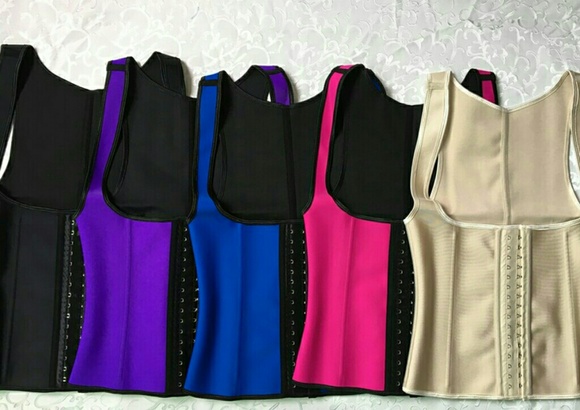 VEST CORSET LATEX WAIST TRAINER - Picture 3 of 5